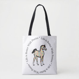 Das Leben ist mit Pony-Tasche besser Tasche