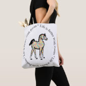 Das Leben ist mit Pony-Tasche besser Tasche (Von Nahem)
