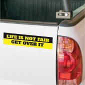 DAS LEBEN IST NICHT FAIR. AUTOAUFKLEBER (Auf Lkw)