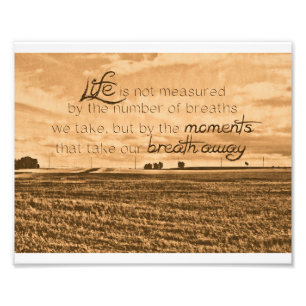 Das Leben ist nicht gemessener Druck