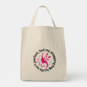 Das Leben ist nicht perfekt, aber meine Totentasch Tragetasche (Rückseite)