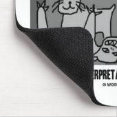 Das Leben ist nichts aber eine Mousepad (Ecke)