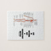 Das Leben ist nichts aber eine zirkulierende Puzzle (Horizontal)