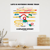 Das Leben ist nichts anderes als ein geteilte Erei Poster (Küche)