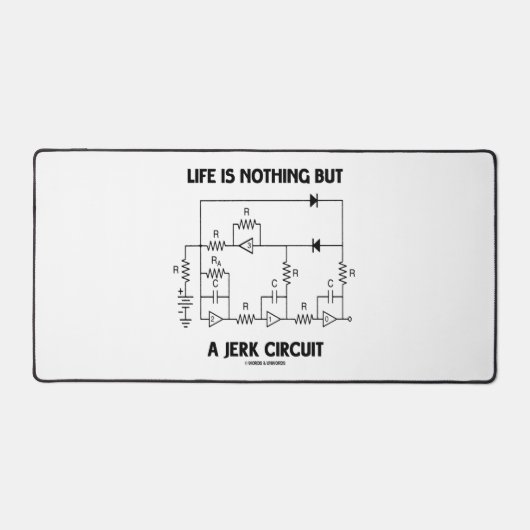 Das Leben ist nichts anderes als ein Jerk Circuit Schreibtischunterlage (Vorderseite)
