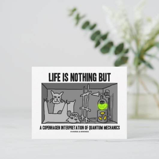 Das Leben ist nichts anderes als eine Kopenhagener Postkarte (Stehend Vorderseite)