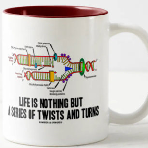 Das Leben ist nichts anderes als eine Reihe von Dr Zweifarbige Tasse