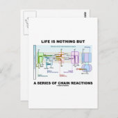 Das Leben ist nichts anderes als eine Reihe von Ke Postkarte (Vorne/Hinten)