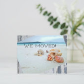 Das Leben ist nur ein Strand Postkarte (Stehend Vorderseite)