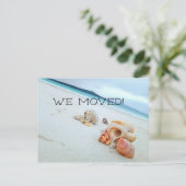 Das Leben ist nur ein Strand Postkarte (Stehend Vorderseite)