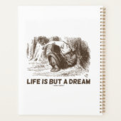 Das Leben ist nur ein Traum Wunderland schlafend r Planer (Rückseite)