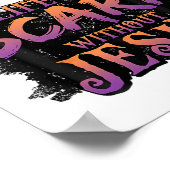 Das Leben ist ohne Jesus Halloween-Kostüm Beängsti Poster (Ecke)