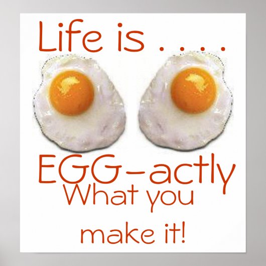 Das Leben ist Poster (Vorne)