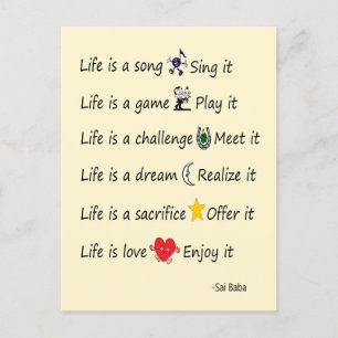 Das Leben ist Postkarte