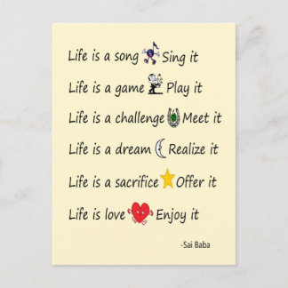 Das Leben ist Postkarte