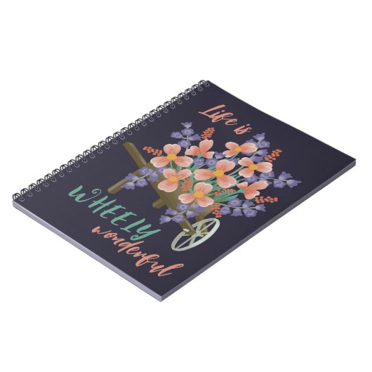 Das Leben ist RAUELY wunderbar - Inspiration Noteb Notizblock (Linke Seite)