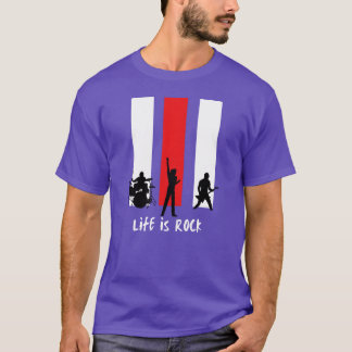 Das Leben ist Rock Freund T-Shirt