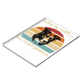 Das Leben ist ruff.. Aber ich bin immer noch pawsi Notizblock (Linke Seite)