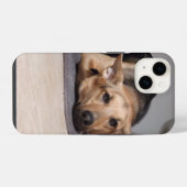 Das Leben ist Ruff iPhone 14 Hülle (Rückseite (Horizontal))