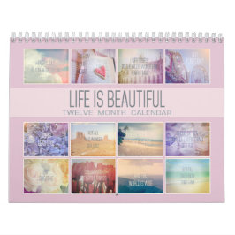 Das Leben ist schön Inspirierend | Pastell-Fotos Kalender