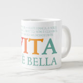 Das Leben ist schön Jumbo-Tasse (Vorderseite Rechts)
