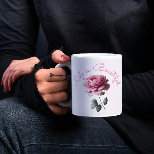 Das Leben ist schön Kaffeetasse