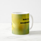 Das Leben ist schön - Ladybug Kaffeetasse (VorderseiteRechts)