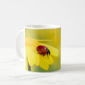 Das Leben ist schön - Ladybug Kaffeetasse (Vorderseite Links)