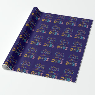 Das Leben ist schön mit meinen Hunden Geschenkpapier