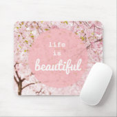 Das Leben ist schön mousepad (Mit Mouse)