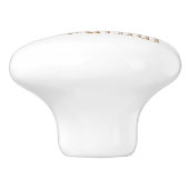 Das Leben ist schön Personalisiert Keramikknauf (Seitenansicht)