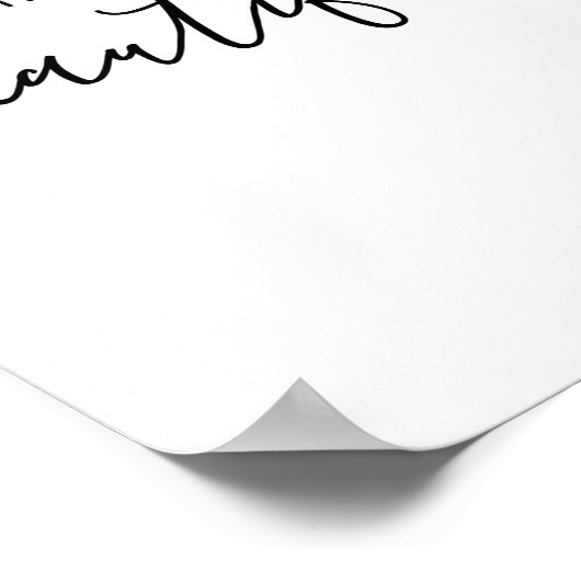 Das Leben ist schön Poster (Ecke)