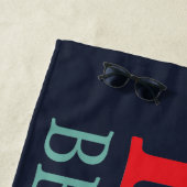 Das Leben ist schön Strandtuch (Beispiel)