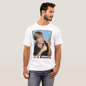Das Leben ist schön T-Shirt (Vorne ganz)