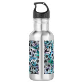 Das Leben ist schöner im Garten Wasserflasche (Rückseite)