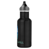 Das Leben ist Schwellen-Brandungs-Brett-Entwurf Edelstahlflasche (Rechts)