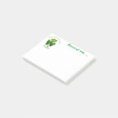 Das Leben ist seltsam. Irisches Design erinnert mi Post-it Klebezettel (angewinkelt)