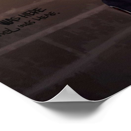 Das Leben ist seltsam vor dem Sturm Poster (Ecke)