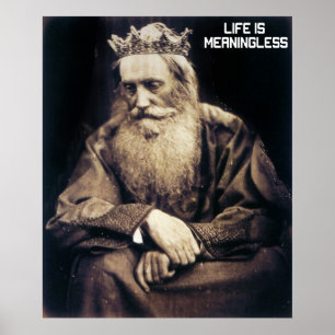 Das Leben ist sinnlos Poster