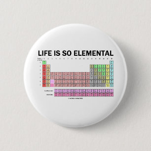 Das Leben ist so elementar (Periodensystem der Button