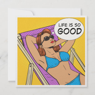 Das Leben ist so gut wie einladender Cocktail #3 Einladung