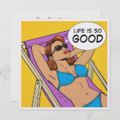 Das Leben ist so gute Einladung 2. (Vorne/Hinten)