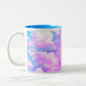 Das Leben ist so schöne Tasse - Sky Blue Aesthetic (Links)