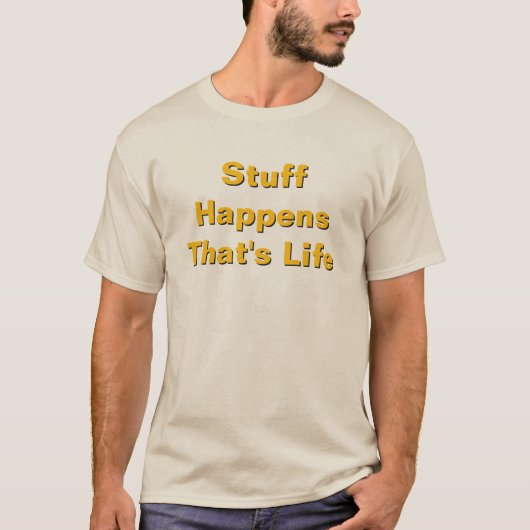 Das Leben Ist So T-Shirt (Vorderseite)