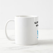 Das Leben ist so TWEETEND Tasse (Links)