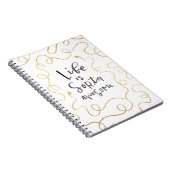 Das Leben ist Sorta fantastisches gewundenes Notizblock (Rechte Seite)