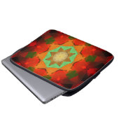 Das Leben ist Spaß.. Laptopschutzhülle (Vorne Knopf)