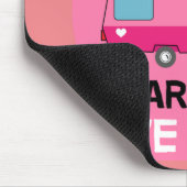 Das Leben ist süß auf der Karawane Funny Geschenke Mousepad (Ecke)
