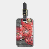 Das Leben ist süß Gepäckanhänger (Vorderseite vertikal)