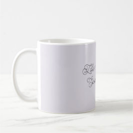 Das Leben ist süß Lavendel-Bogen Glückliches Lamm Kaffeetasse